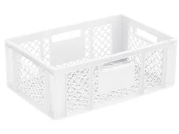 Euronorm Stapelkrat Hxlxb 220x600x400mm 43liter Open Wit