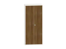 kantoorkast,HxBxD 1920x800x430mm,decor romp wit,decor front noten