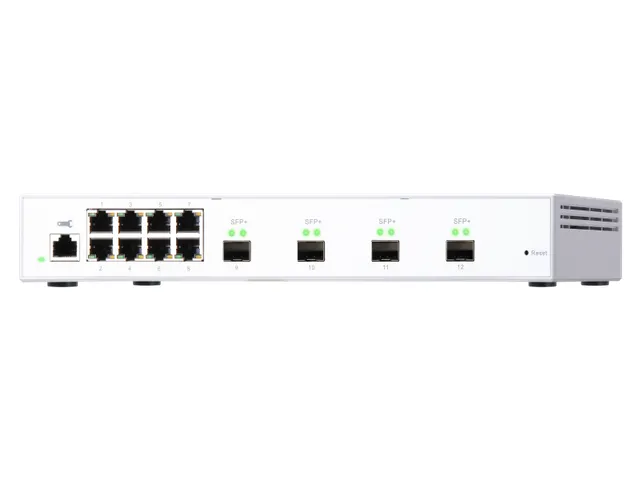 8x RJ45 1GbE, 4x 10GbE SFP+, Web Managed, 100-240VAC, 50/60 Hz, 42.5 x