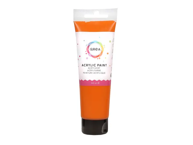 Acrylverf Qrea 120 ml oranje