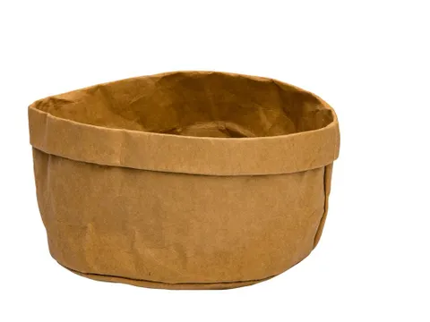 Broodmand Papier Bruin 18x18x15cm 12 stuks