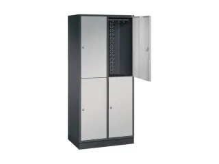 grootvolume garderobekast,HxBxD 1950x820x500mm,2x2vak.,vak B 360mm - 1