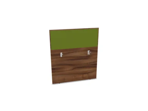 baliepaneel bureau aanbouw achter NP-tiepolo nut BN7048-groen 1000mm