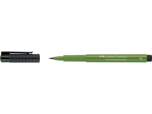 Tekenstift Fc Pitt Artist Pen Brush 167 Permanent Olijfgroen