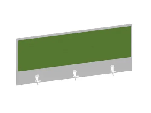 baliepaneel v. bureau aanbouw achter MP-lichtgrijs BN7048-groen 1200mm