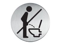 Infobord Pictogram Durable Verboden Staand Urineren 83mm