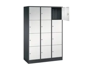 grootvolume-lockersysteem,RAL 7021/RAL 7035,HxBxD 1950x1220x500mm - 1