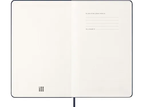 Agenda 2027 Moleskine 12M Weekly 7dag/1pagina large hc sapphire blue