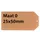 Label HF2 nr. 0 200gr 25x50mm Chamois 1000 stuks