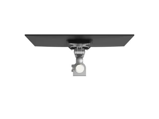Bras support vertical 2 écrans bureau Viewmate Style 672 Argent