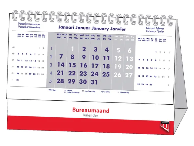 Bureaumaandkalender 2027 Quantore
