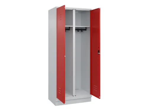 locker voor scheiding van kleding,HxBxD 1950x800x500mm,2vak