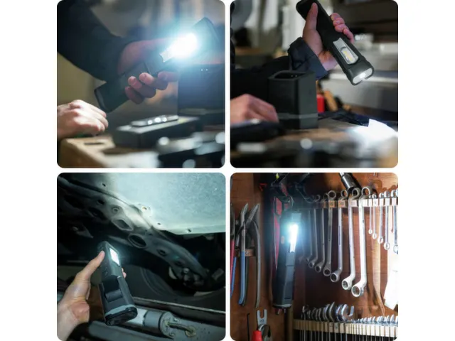 inspectielamp,behuizing rubber,SMD-led,60-1000lumen,spot 1800lumen