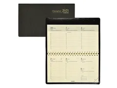 Dataplan spir. LIGG 9 X16 CM 7D/2P ZWART