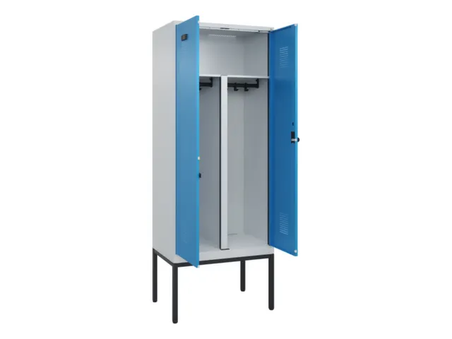 PBM-locker,HxBxD 2120x800x500mm,2vak,vak B 400mm,draaigrendel