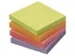 Sticky notes UPM recycled 75x75mm assorti blok 100 vel, doos 8x blok