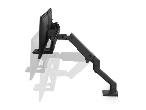 HX Desk Dual Monitorarm 2 Schermen Mat Zwart