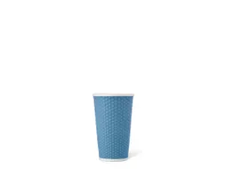 Beker porselein Les Artistes Paris 450ml met siliconen grip Blauw