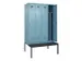 locker met bank,voor scheiding van kleding,HxBxD 2120x1200x815mm,4vak