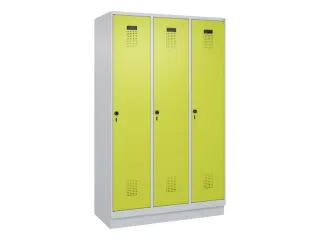 locker,HxBxD 1950x1200x500mm,3vak,vak B 400mm,draaigrendel,sokkel - 3