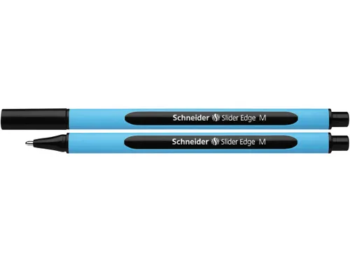 Balpen Slider Edge medium punt, zwart