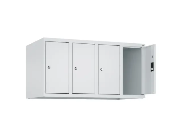 opzetkast,v. locker,4vak.,vak B 250mm,HxBxD 500x1000x500mm,vleugeldeur