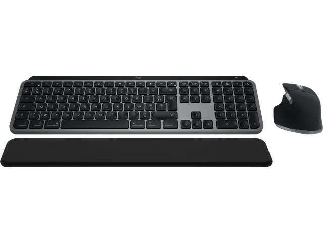 Clavier + souris sans fil RF Logitech MX Keys S for Mac AZERTY noir