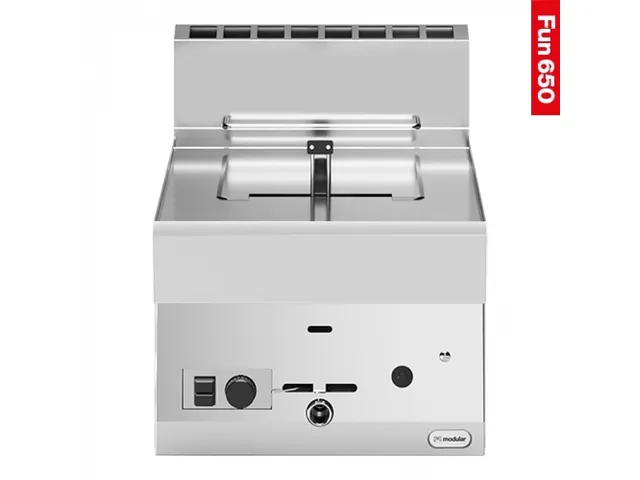 Modular Fun 650 RVS gas friteuse 8L