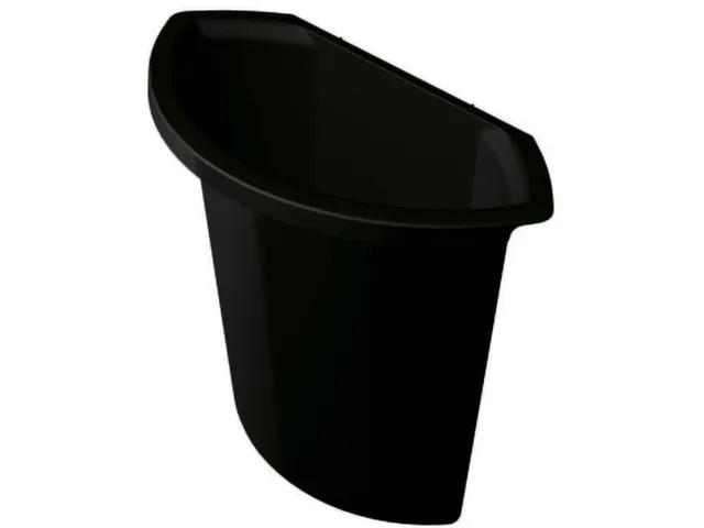 Afvalinzetbak Voor Kunststof Prullenmand 6 Liter Zwart