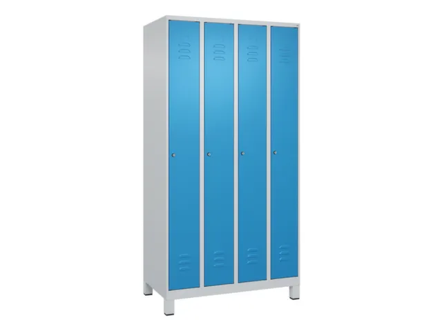 locker,HxBxD 1950x1000x500mm,4vak,vak B 250mm,cil.-slot,voeten