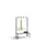 omkleedbank,HxLxD 1650x1000x400mm,PVC-lijst lichtgrijs,romp RAL7021
