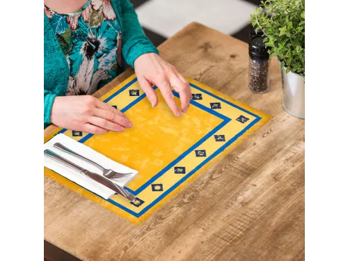 Tork 474629 Placemat Palazzo Blue Advanced 1-laags 42x30cm 2500st/doos