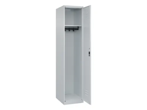 locker,HxBxD 1850x400x500mm,1vak,vak B 400mm,cil.-slot,staand op vloer