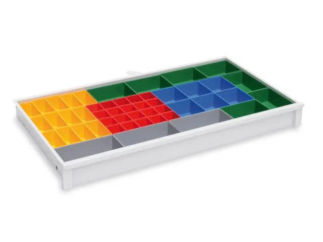 lade-indeling,H 63mm,49-dlg.,kunststof