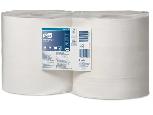 Poetspapier Tork W2 Advanced 1-laags 1150 vel wit 131135