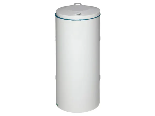 Afvalverzamelaar Staalplaat 120 Liter Brandveilig Verzinkt Ral 9010