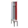 locker met bank,voor scheiding van kleding,HxBxD 2120x300x815mm,1vak