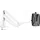 monitorarm,3-dlg. arm,arm L 457mm,m. tafelbevestiging,alu/kunststof