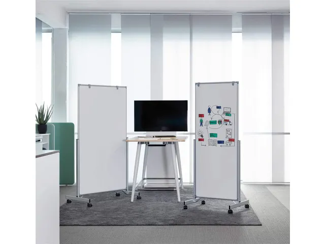 Mobiel Whiteboard MAULpro Easy2move 100x180cm