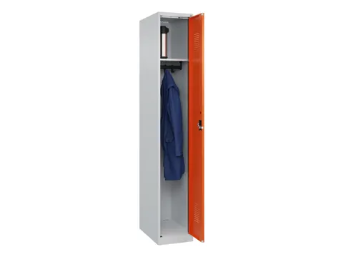 locker,HxBxD 1850x300x500mm,1vak,vak B 300mm,cil.-slot,staand op vloer
