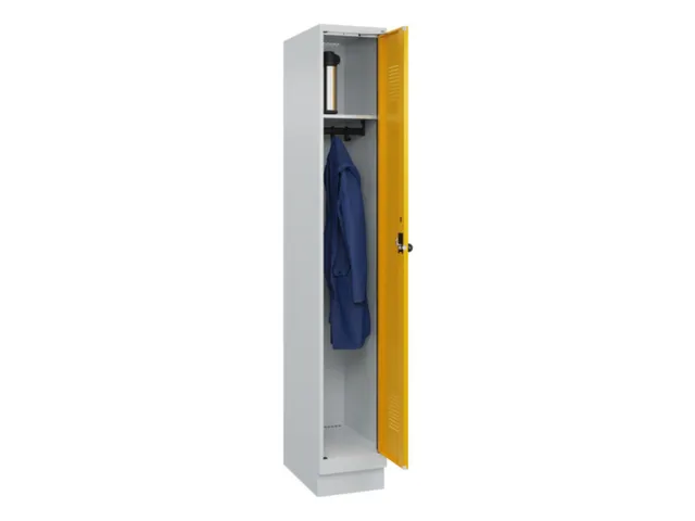 locker,HxBxD 1950x300x500mm,1vak,vak B 300mm,draaigrendel,sokkel