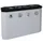 afvalverzamelstation,4x45l,HxBxD 830x1200x355mm,4opening(en)
