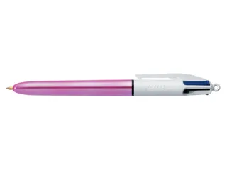 Balpen Bic 4kleuren shine medium zilver - 6