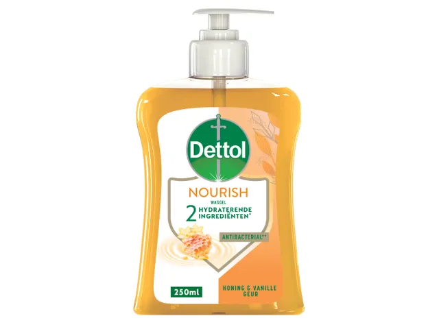 Dettol Handzeep Nourish Antibacterieel Honing & Vanille 250ml