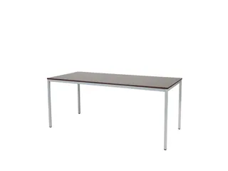 Domino Basic Tafel Vaste Hoogte 1800x800mm Logan Eiken 25mm Alu 4-Poot - 1