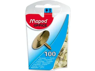Punaises Maped messing 100 stuks - 3