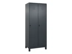 locker,HxBxD 1950x800x500mm,2vak,vak B 400mm,draaigrendel,voeten
