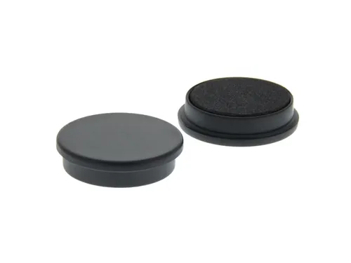 Memomagneten Smit Visual 25mm Zwart Rond 10 stuks