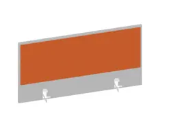 baliepaneel v. bureau aanbouw achter MP-lichtgrijs BN3012-oranje 1000m