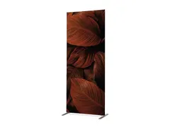 Scheidingswand Textiel Deco 100x200cm Botanische Bladeren Rood ECO